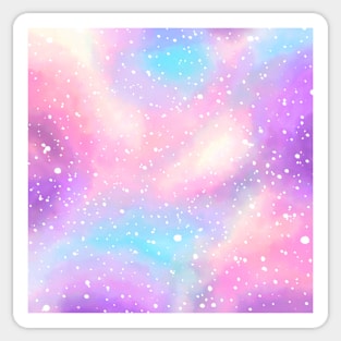 Pastel Watercolor Galaxy Sticker